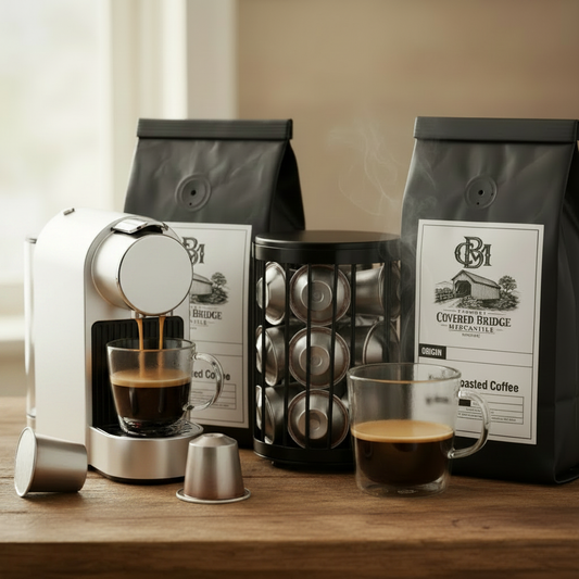 Single Serve Capsules with Unbranded Machine